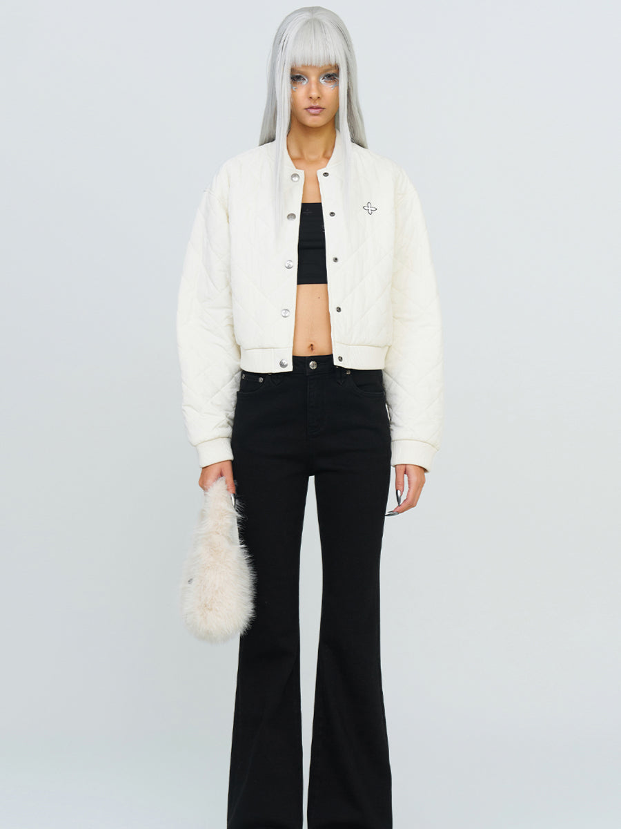 Wild Mustang Classic Elastic Flare Jeans - CHINASQUAD