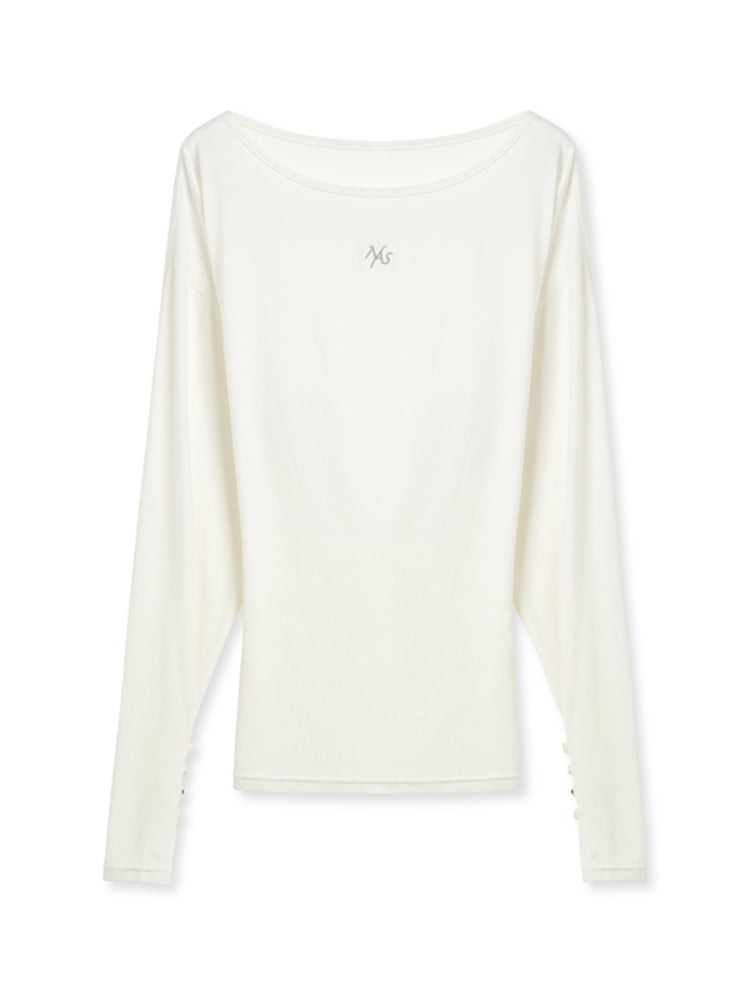Asymmetric Shoulder Multi-way Wear Elastic T-Shirt - CHINASQUAD