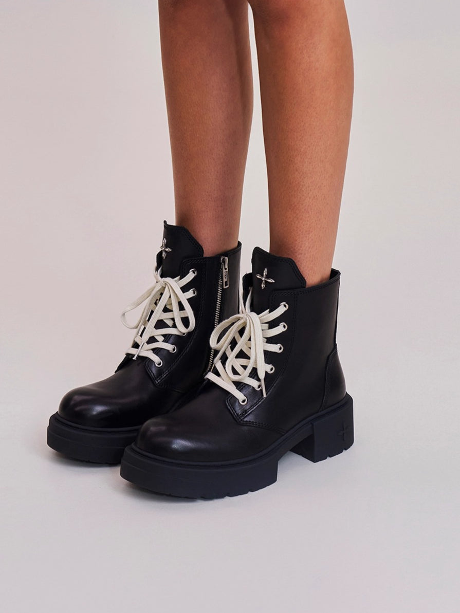 Nomad Leather Biker Boots