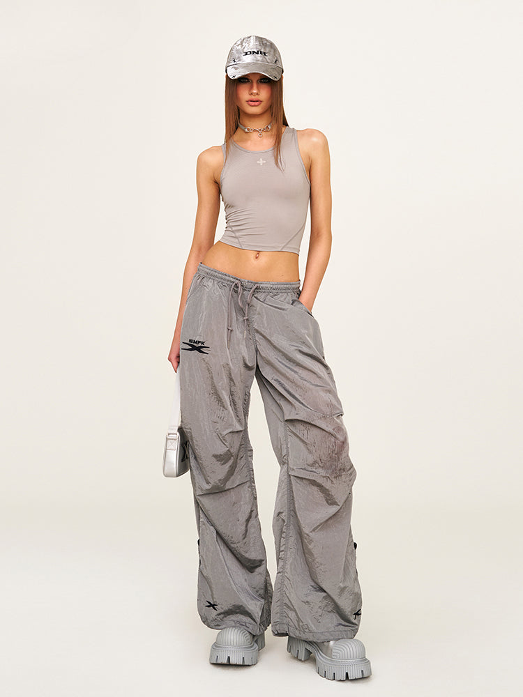 Mesh Quick Dry Waist Cinching Short Sling