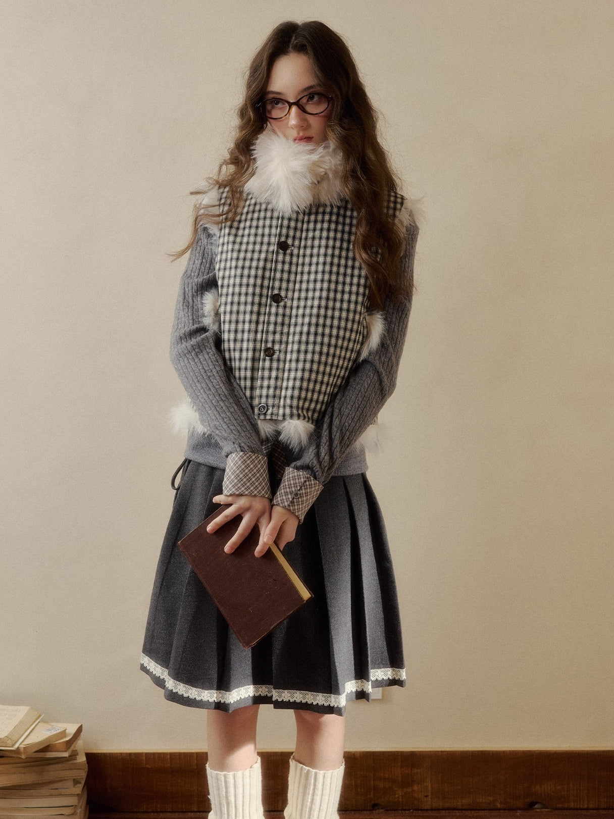 Reversible Fashion Faux Fur Jacket