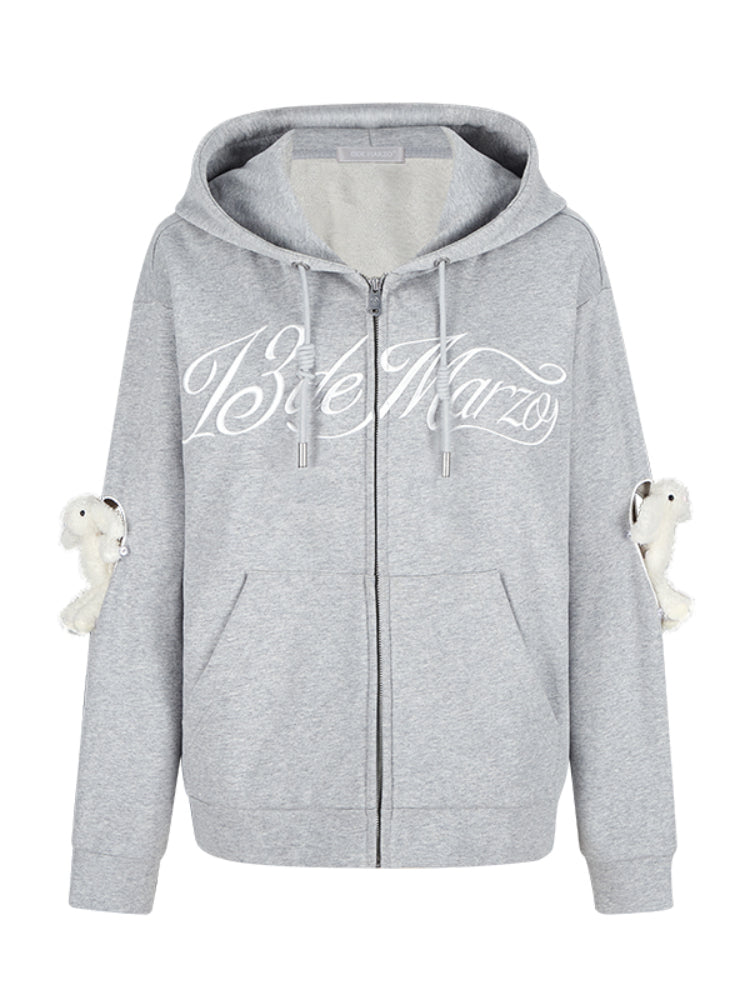 Heart Cutout Hoodie Jacket - CHINASQUAD