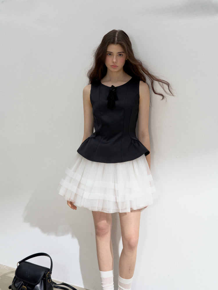 Satin Lace Ballet Dress - CHINASQUAD