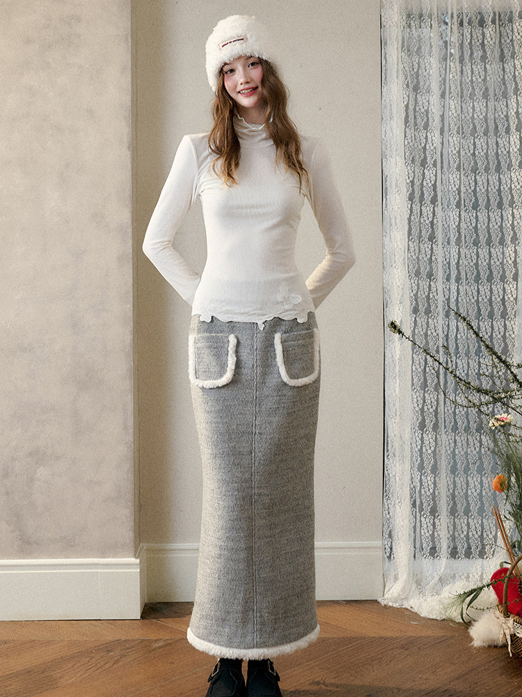 Galaxy Embroidered Wool Tweed Coat & Skirt Set - CHINASQUAD