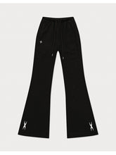 Black & White Compass Flared Sweatpants - CHINASQUAD