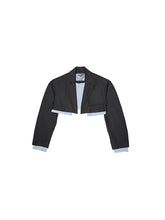 Cropped Grey Blazer - CHINASQUAD