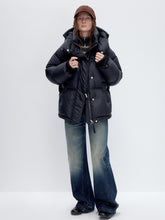 Windproof Hooded Duck Down Jacket - CHINASQUAD