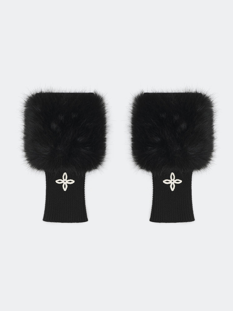 SMFK Compass Snowman Furry Gloves - CHINASQUAD