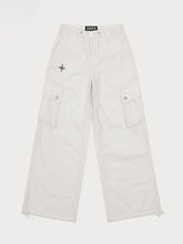 Drawstring - Adjustable Wide - Leg Utility Pants - CHINASQUAD
