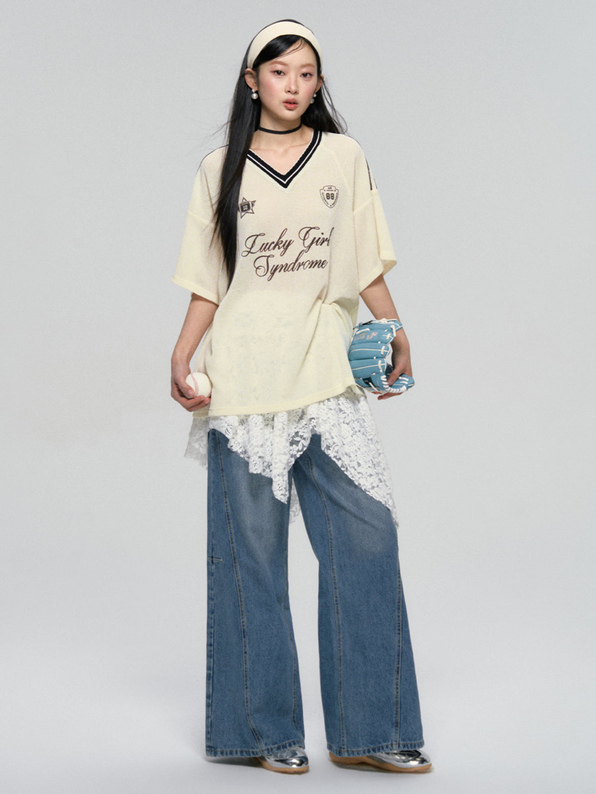 Asymmetric Sheer Lace Layered Skirt - CHINASQUAD