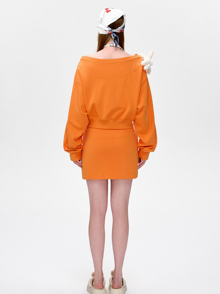 Side Slit A-Line Skirt - CHINASQUAD