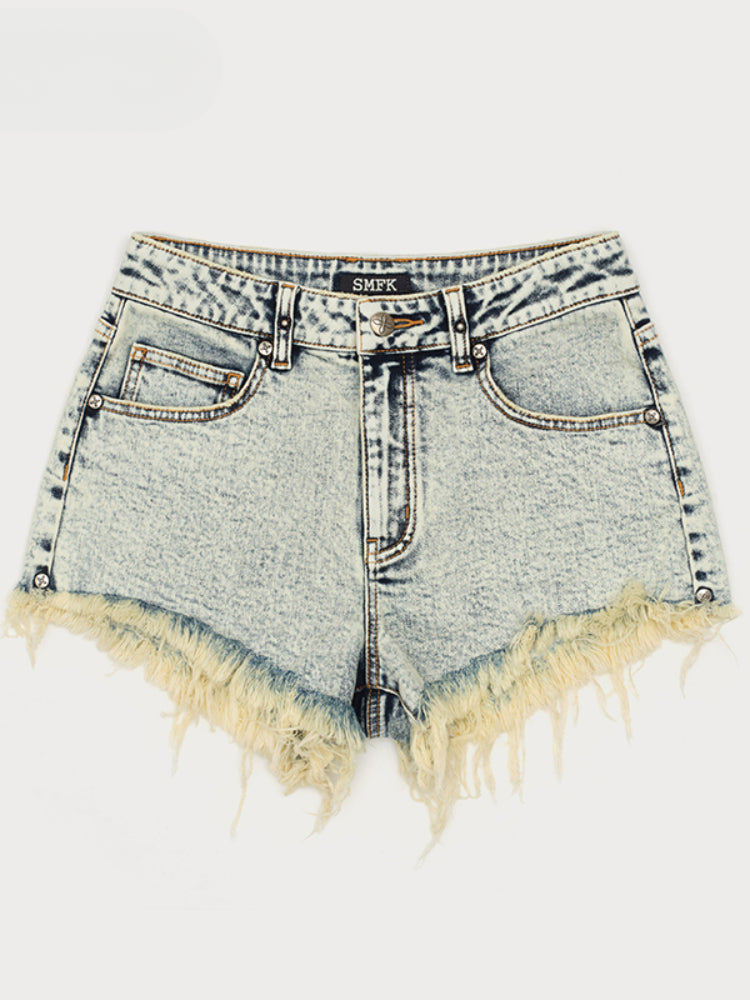 Spring/Summer New - Arrival Loose - Fit Denim Shorts - CHINASQUAD