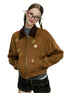 Zipper Heavy Duty Studded Chic Jacket - CHINASQUAD