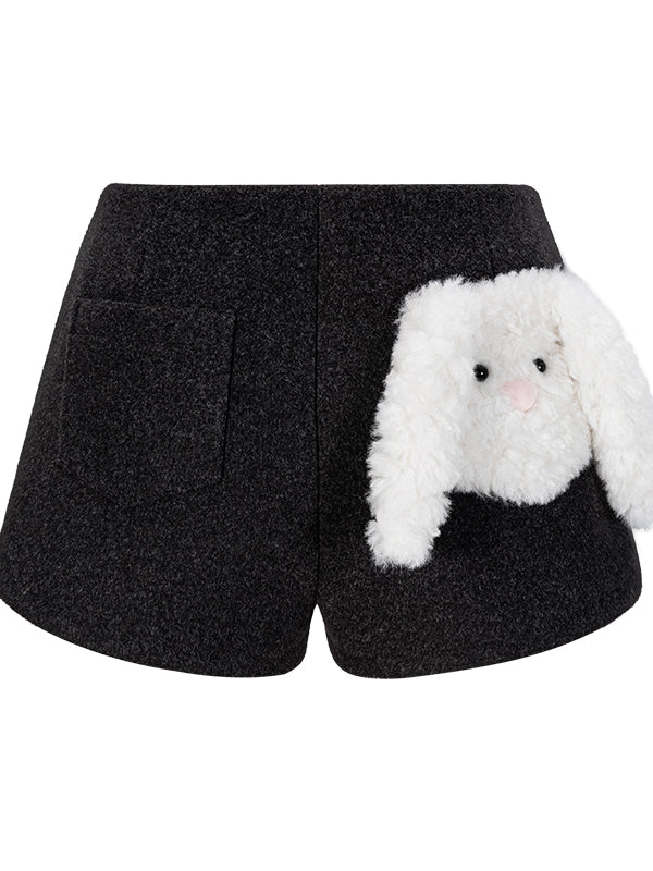 Brown & Gray Cassimere Pocket Shorts - CHINASQUAD