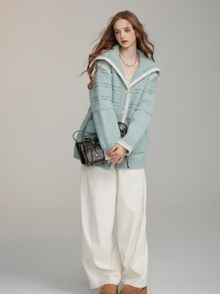 VIAPITTI Wool Blend Cardigan - CHINASQUAD