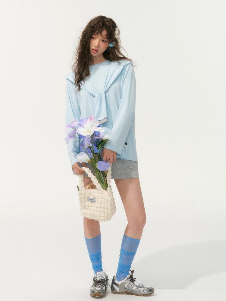 Lazy Style Layered Sun Protection Top - CHINASQUAD