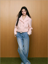 Pink Wool Short Jacket - CHINASQUAD