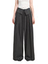 Cuffed Waist Draped Tailored Pants - CHINASQUAD