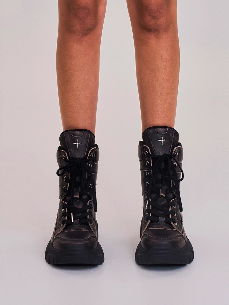 Wild Terrain Vintage Hand-Polished Hiking Boots