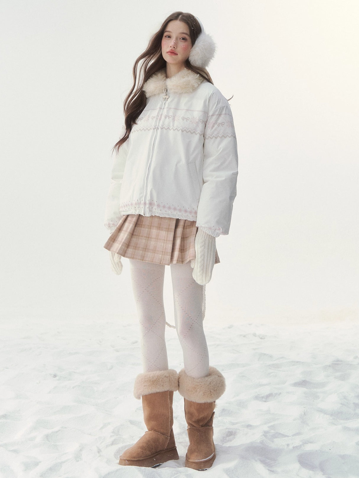 Original Pink Reversible Down Jacket