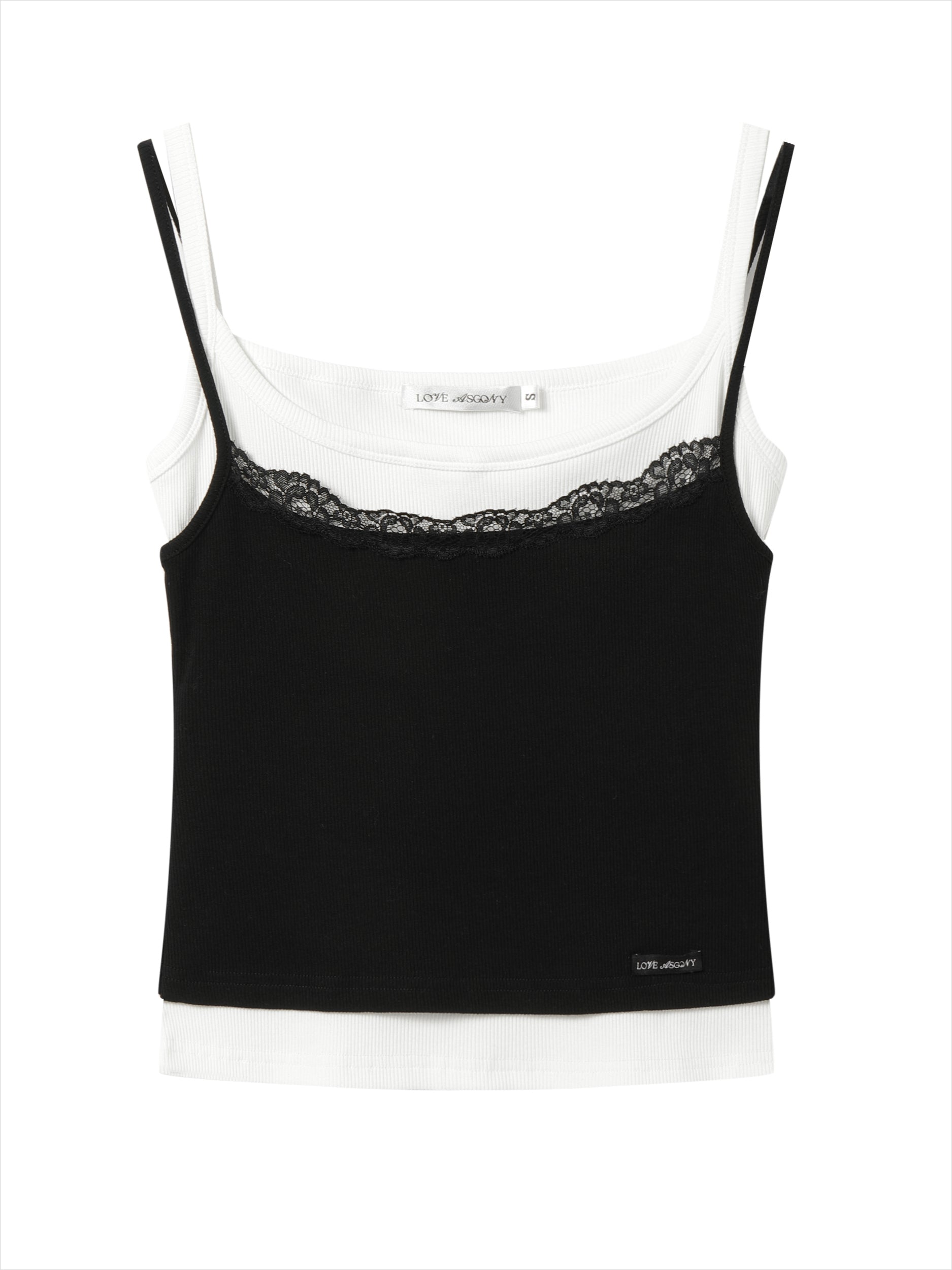 Lace-Trim Layered Camisole