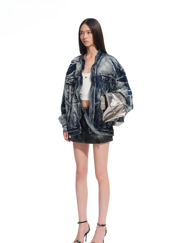 "Feria Series" Volcano Washed Denim Jacket - CHINASQUAD