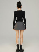 Black & White Butterfly Knot Knit Top - CHINASQUAD