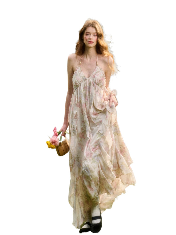 Floral Fairy Vacation Dress - CHINASQUAD