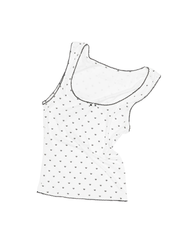 Cat Paw Lace Back Top & Skirt Set - CHINASQUAD