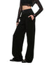 Patchwork Wide-leg Sweatpants - CHINASQUAD
