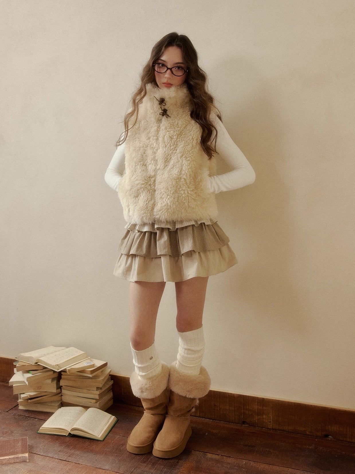 Reversible Vintage Faux-Fur Vest