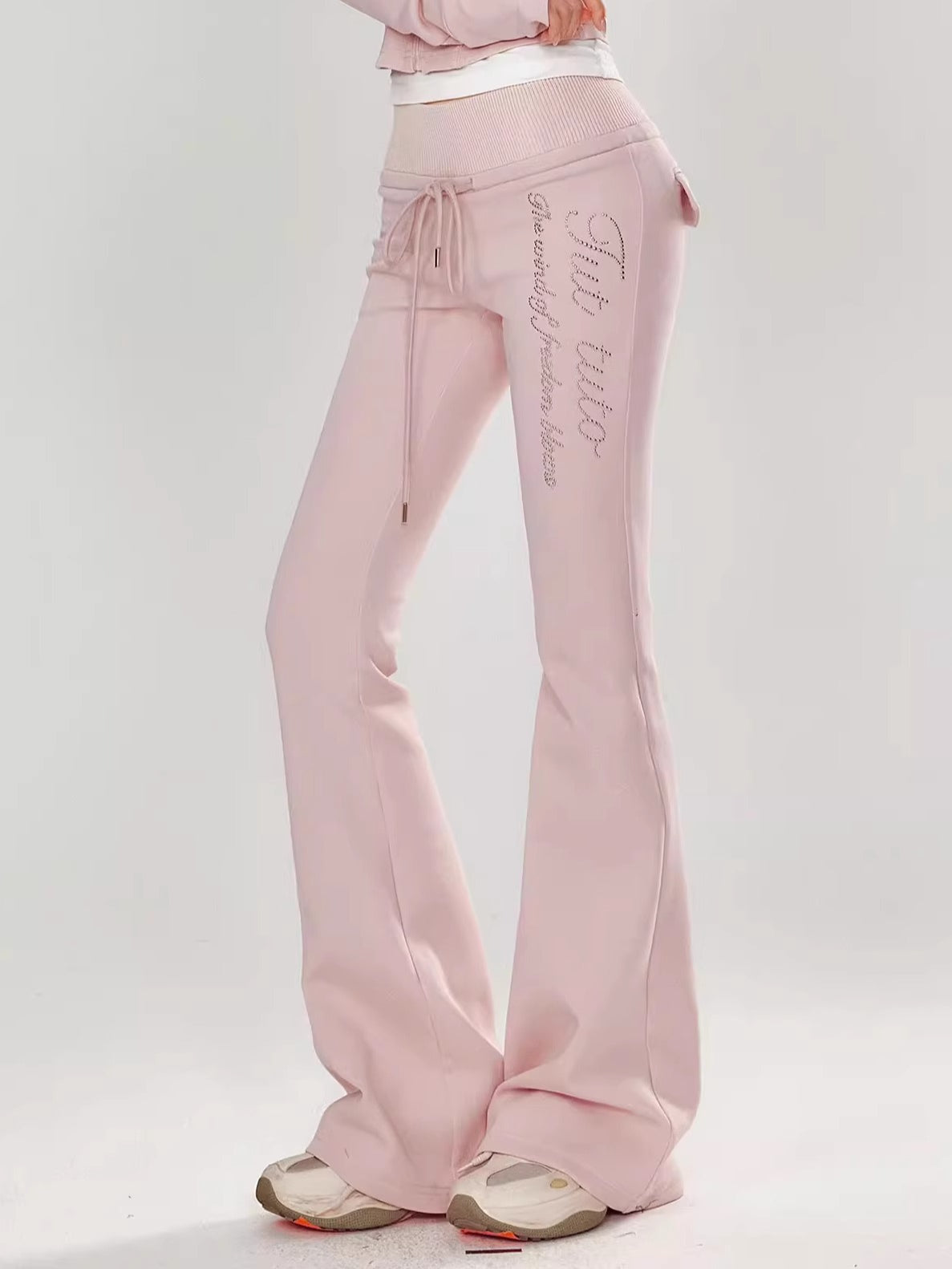 Pink Luxe Yoga Tracksuit Set