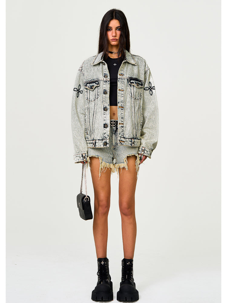 Spring/Summer New - Arrival Loose - Fit Denim Shorts - CHINASQUAD