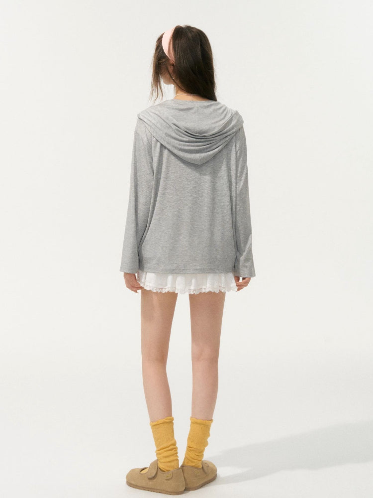 Lazy Style Layered Sun Protection Top - CHINASQUAD