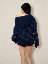 Off-Shoulder Asymmetrical Neckline Hoodie - CHINASQUAD