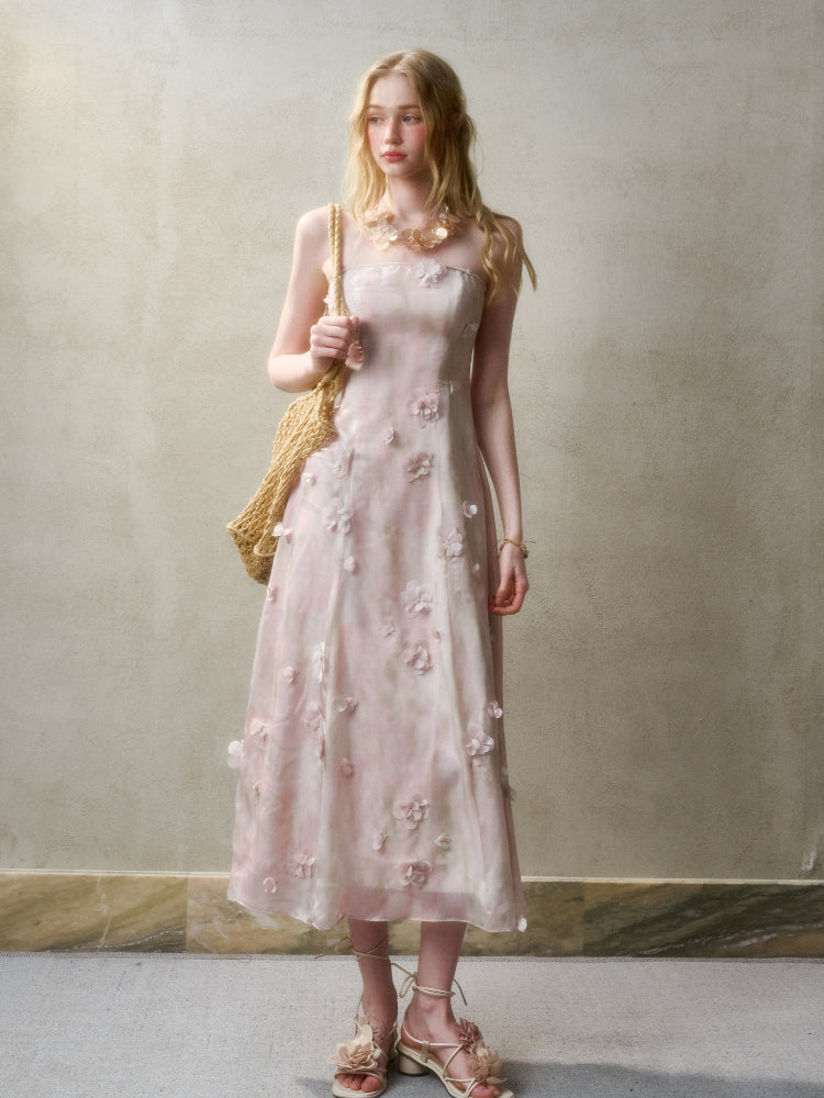 Romantic Moments in Pastel Island Long and Short Dress - CHINASQUAD