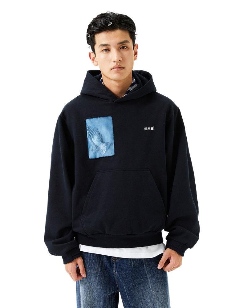 Black Reversible Hoodie Sweatershirts - CHINASQUAD