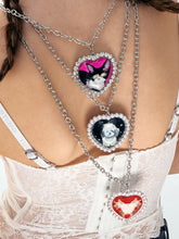 Large Heart Cat and Dog Long Necklace - CHINASQUAD