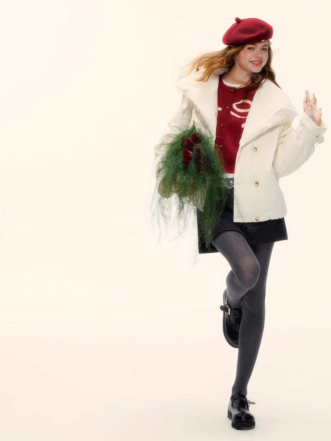 Duck Down Oversized Short Down Jacket