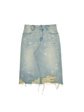 Washed Denim Skirt - CHINASQUAD
