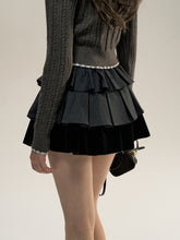 Gray Collar Patchwork Striped Blazer - CHINASQUAD