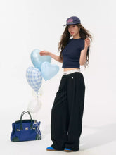 Tie-waist Drapey Airy Pants - CHINASQUAD
