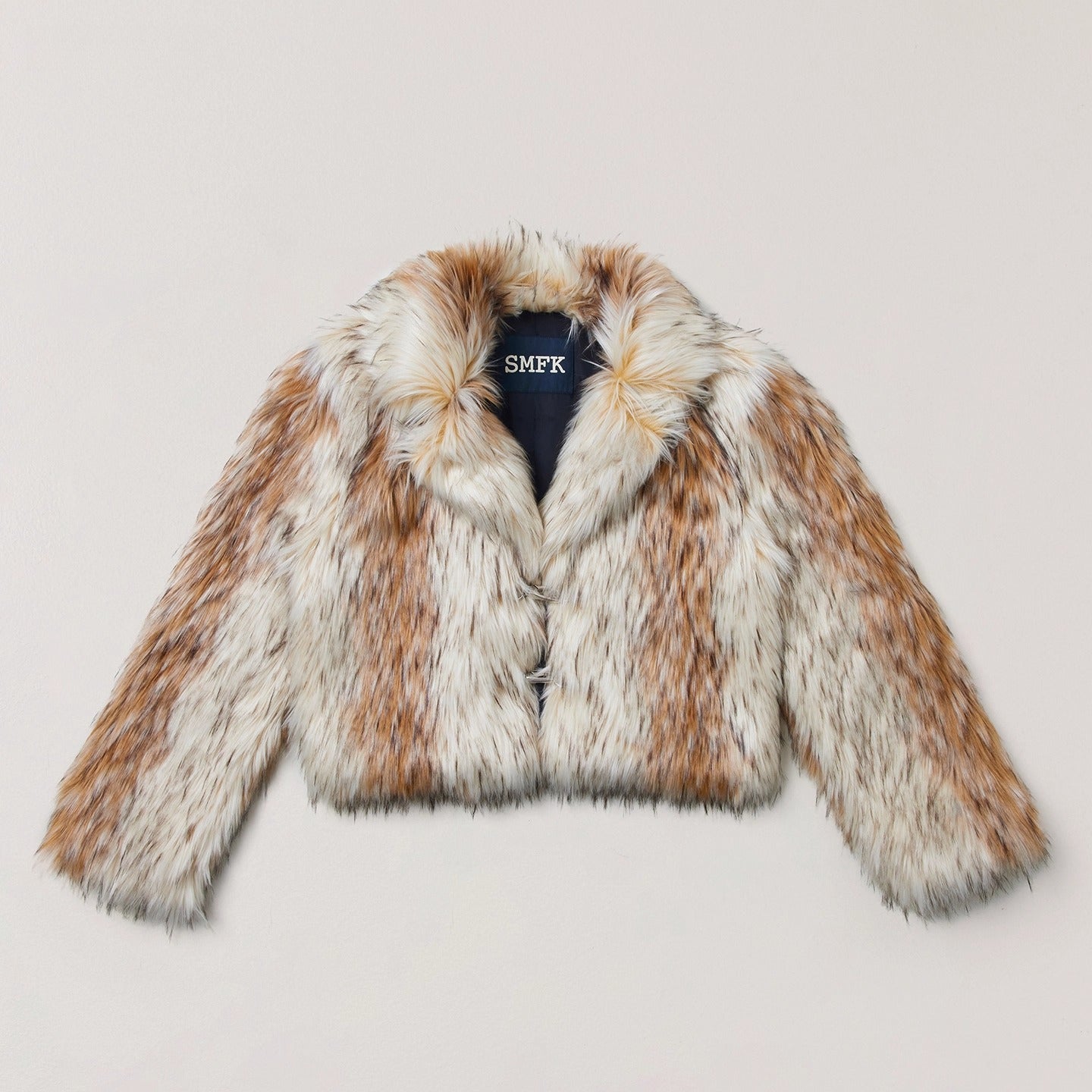 Cross Relic Wilderness Hunter Cropped Faux Fur Jacket