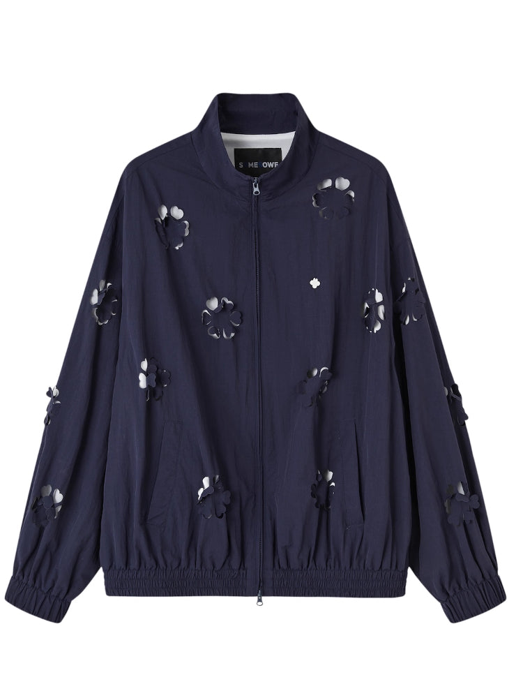 Hollow Cut Floral Jacket - CHINASQUAD