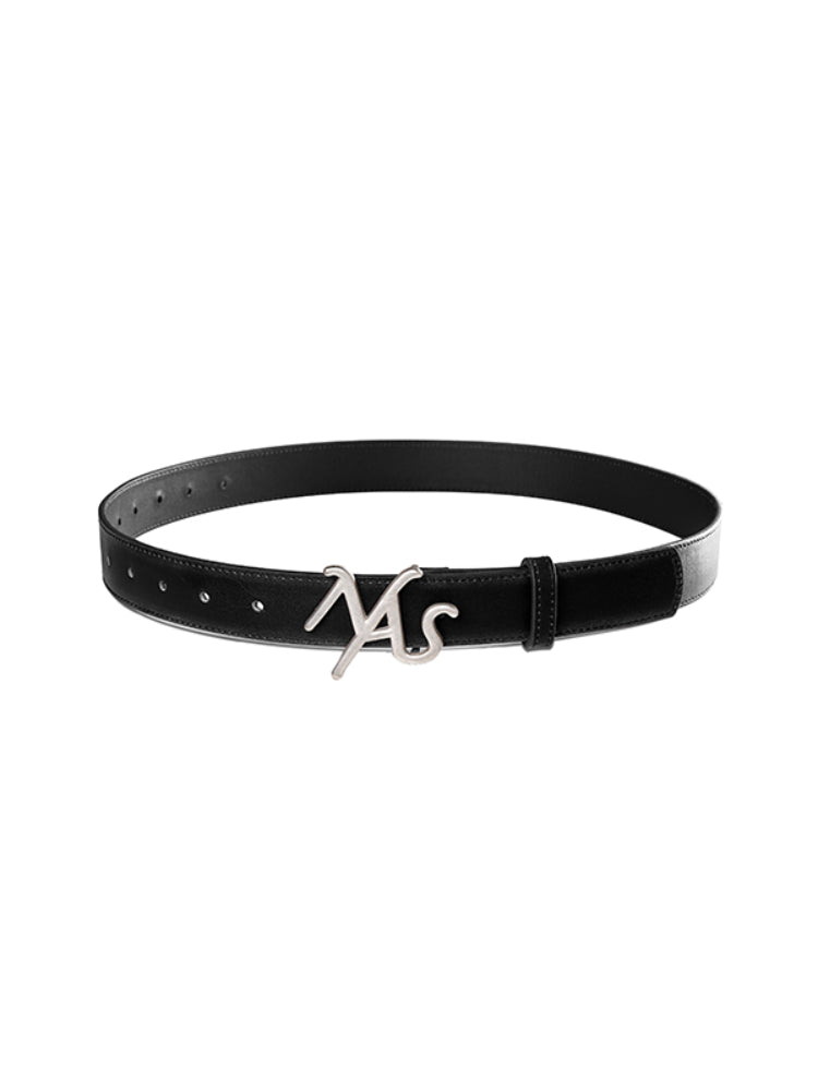 Retro Black Leather Belt - CHINASQUAD