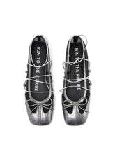 Sheepskin Microfiber Mesh Strap Mary Jane Flats - CHINASQUAD