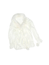 Chiffon and Fur Panel Shirt - CHINASQUAD