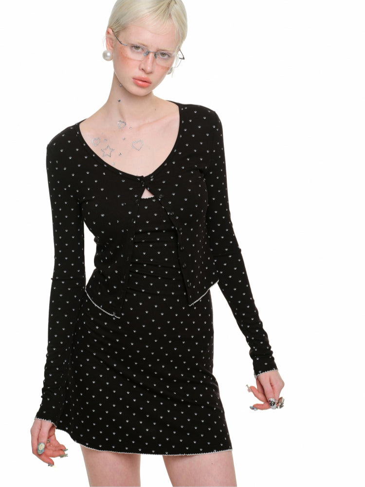 Cat Paw Lace Cardigan - CHINASQUAD