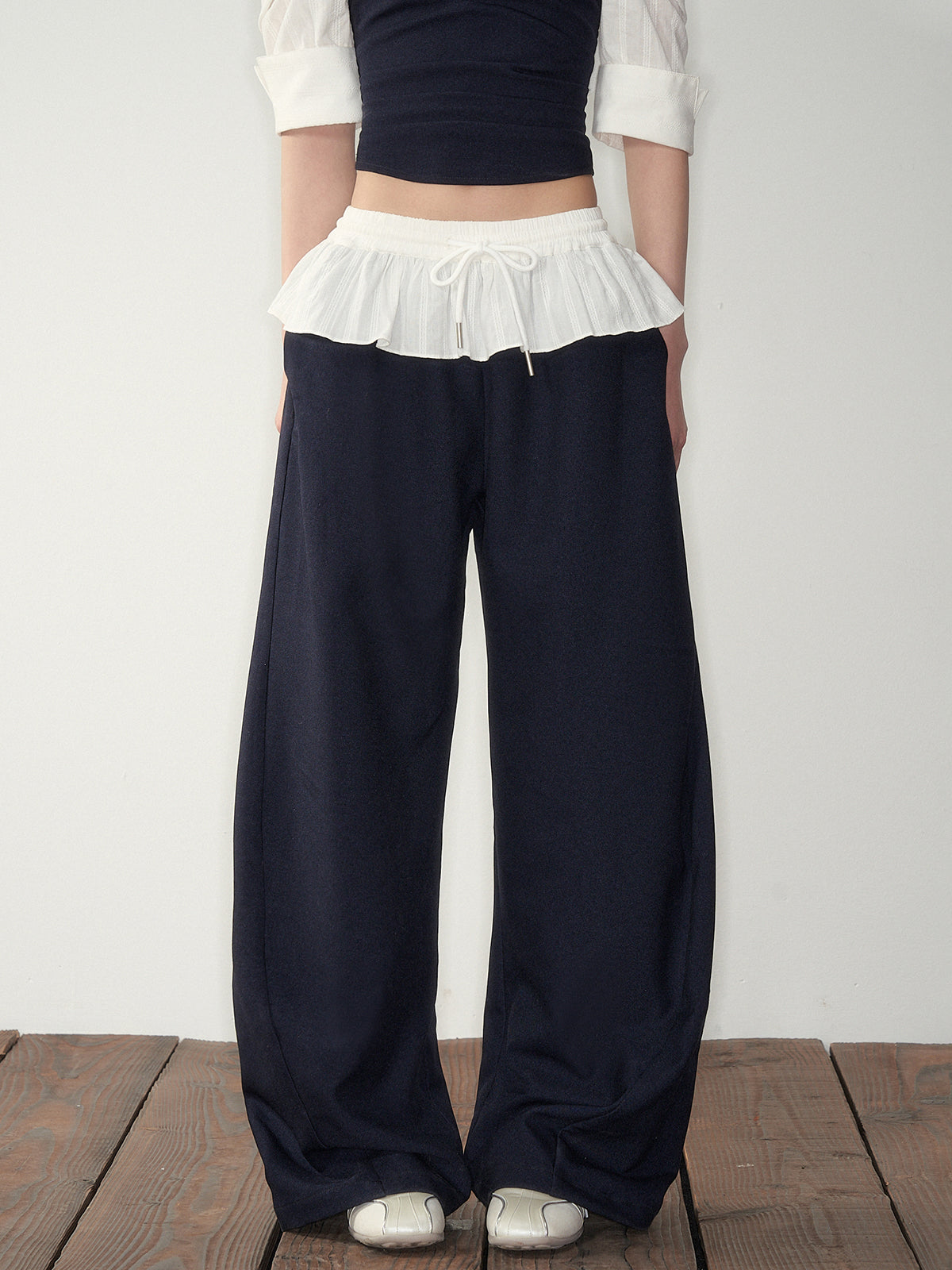 Off-Shoulder Active Blouse & Pants Set - CHINASQUAD