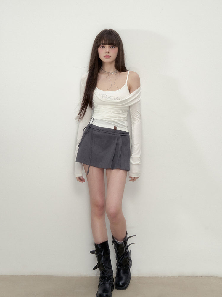 White Off-Shoulder Sexy Top - CHINASQUAD